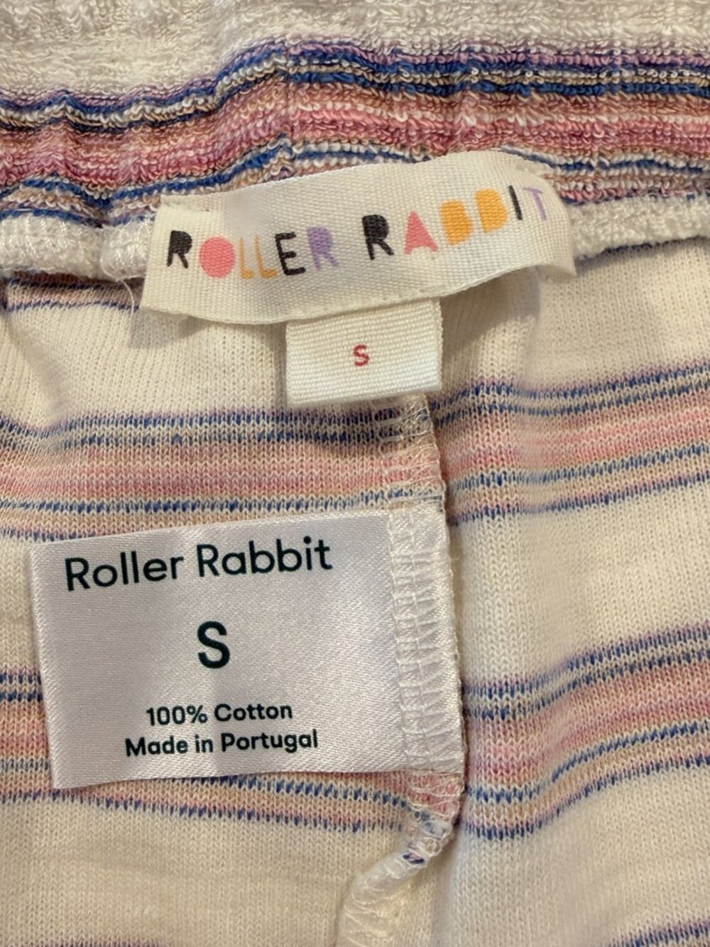 Roller Rabbit Striped Terry Cloth Shorts - Picture 6 of 6
